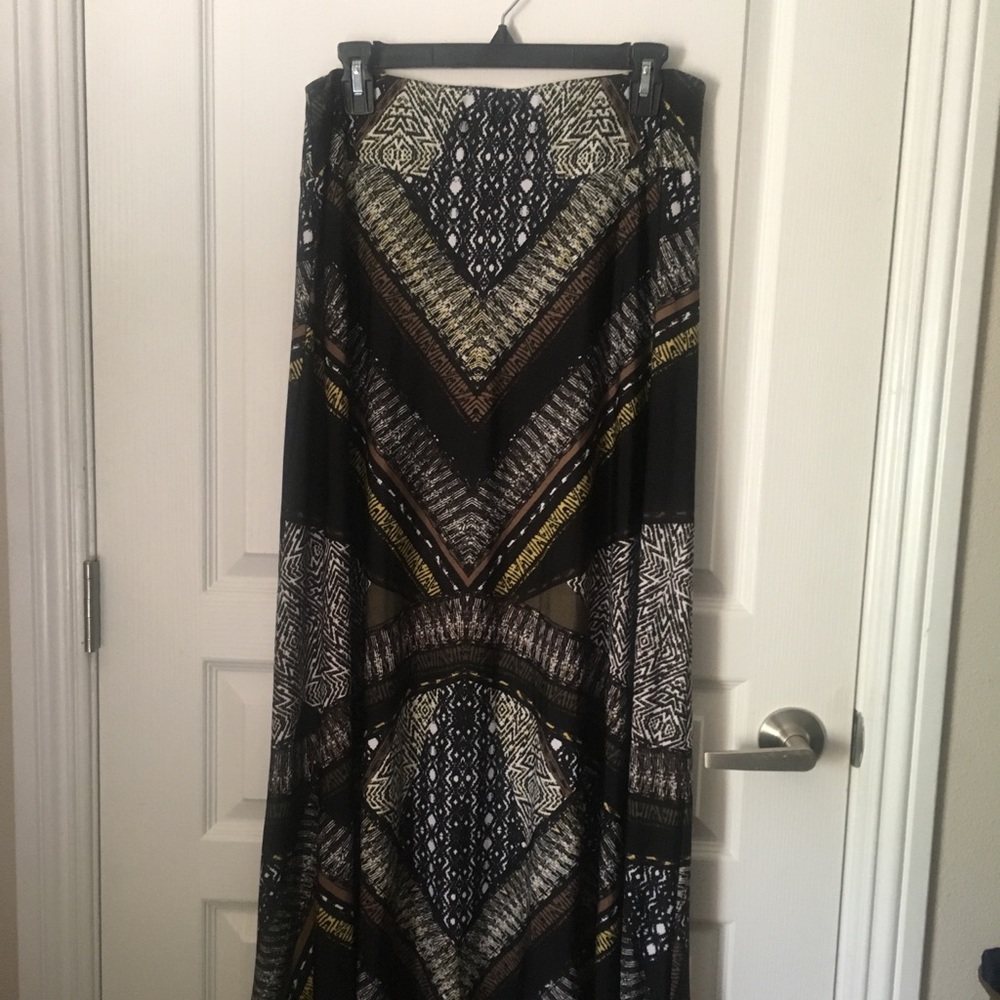 Tribal Long Maxi Skirt M/L